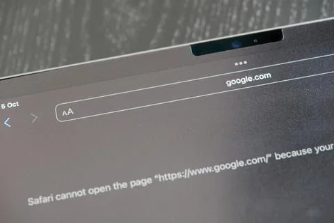 Offline mode in google service Stock Photos