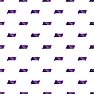 Offline purple button pattern for gaming streams Illustrazione stock