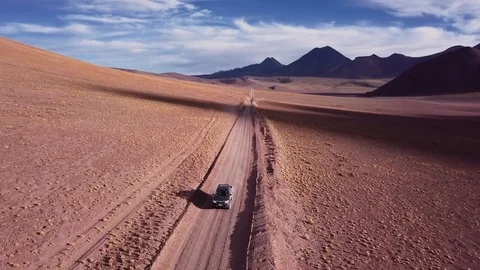 Offroad adventure on desert Stock Footage 84319879