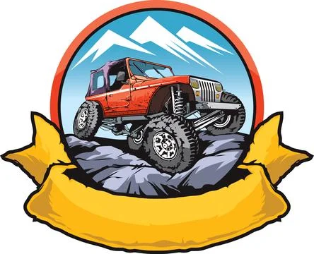 Offroad Badge Stock Illustration