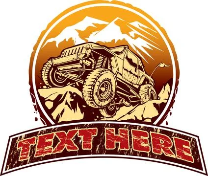 Offroad Badge Stock Illustration