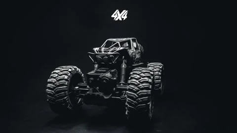 Offroad black 動画素材 232720755