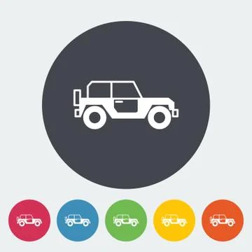 Offroad car Stock Illustration