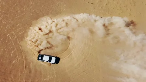 Offroad at Desert Video stock 239147019