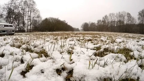 Offroad drifting and skidding training for road safety in winter. Video stock 101070163