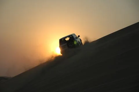 Offroad in dubai desert Stock Photos