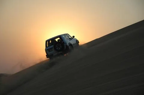 Offroad in dubai desert Stock Photos