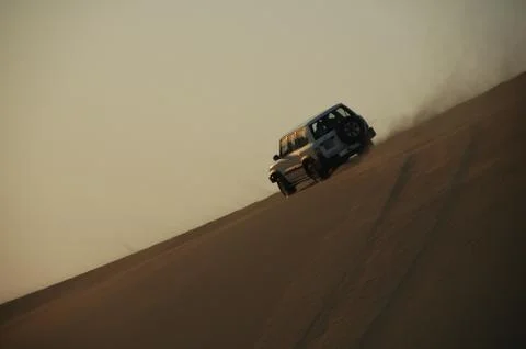 Offroad in dubai desert Stock Photos