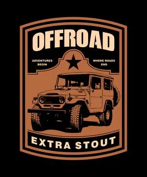 Offroad extra stout Stock Illustration