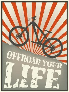 Offroad your life Stock Illustration
