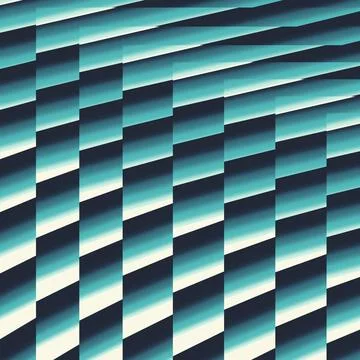 Offset black and white stripes and rectangles Stock Illustration