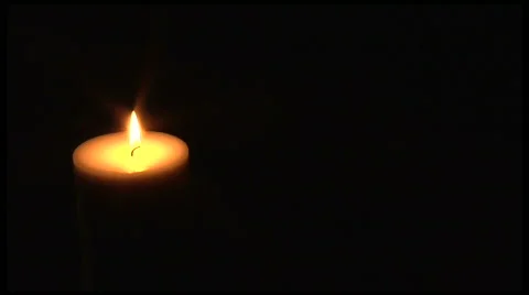 Offset Candle Burning Video stock 587619