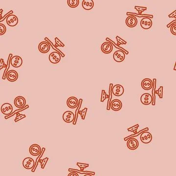 Offset carbon line vector seamless pattern Illustrazione stock