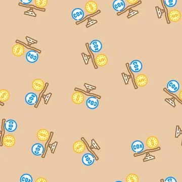Offset carbon vector seamless pattern Illustrazione stock