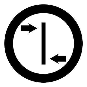 Offset image pattern Designation on the wallpaper symbol icon in circle round Stock Illustration