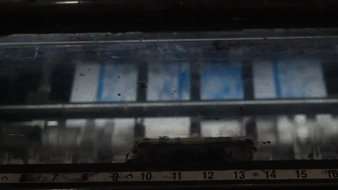 Offset printing machine. Stock Footage 124278918