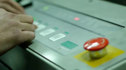 Offset printing sequence Vídeos de archivo 23522687