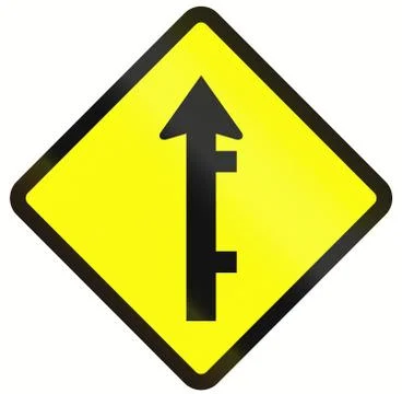 Offset Roads Ahead In Indonesia Illustrazione stock