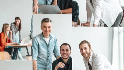 Offset Shift Clean Dynamic Transitions  AE + MOGRT Stock After Effects