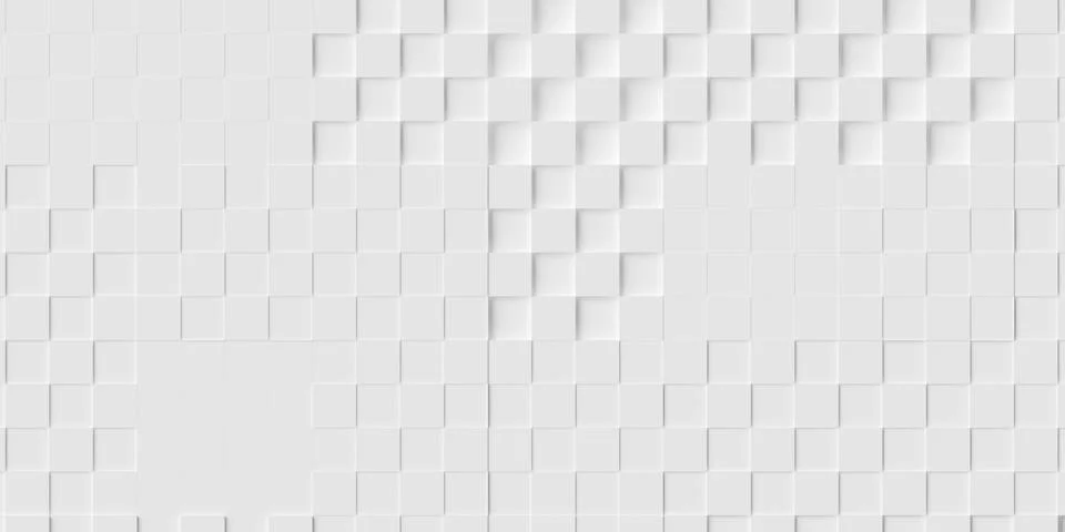 Offset white cube boxes block background wallpaper banner texture pattern t.. Illustrazione stock