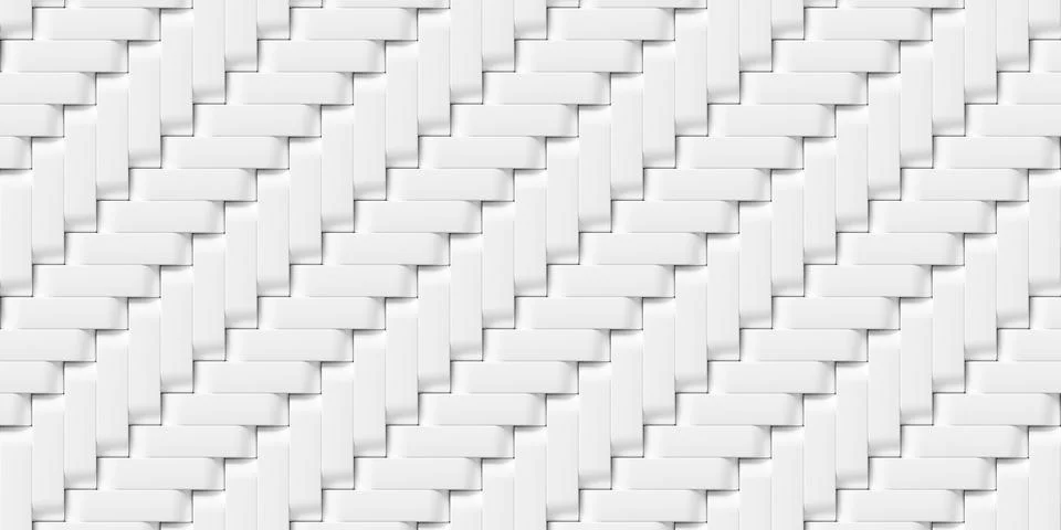 Offset white thin woven bands, cubes or boxes block background wallpaper ba.. Illustrazione stock