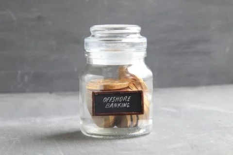 OFFSHORE BANKING concept Stock Photos