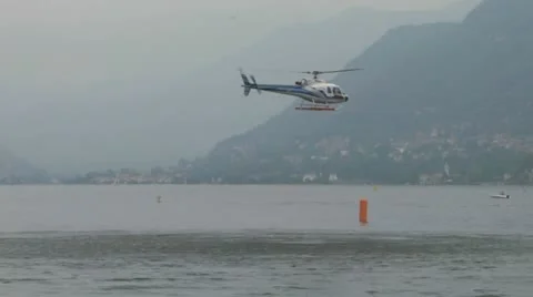 Offshore helicopter 02 Stock Footage 19671424