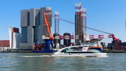 Offshore installation vessel Boreas Stock Footage 314035998