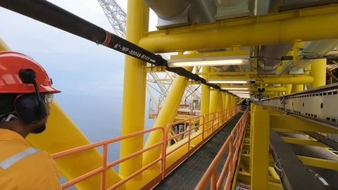 Offshore life Video stock 99141106