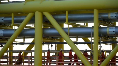 Offshore life. Stock Footage 103890498