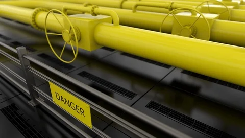 Offshore oil production platform Stock Footage 105645095