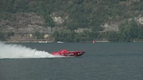 Offshore race 02 Stock Footage 19688386