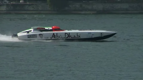 Offshore race 05 Stock Footage 19707324