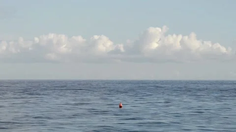 Offshore signal buoy Stock Footage 143453471