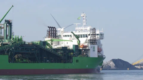Offshore vessel Flintstone. Stock Footage 61390423