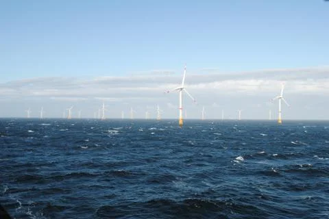 Offshore wind farm Industry Stock-Fotos
