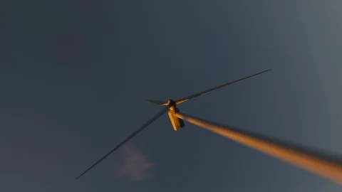 Offshore wind turbines. Stock Footage 89606383