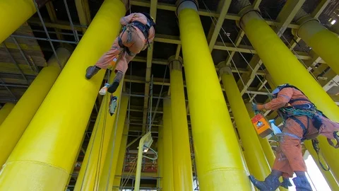 Offshore workers. Stock-Footage 99143301