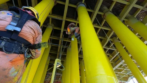 Offshore workers. Stock-Footage 99144406