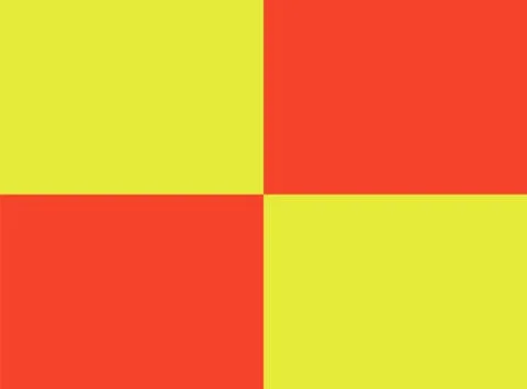 Offside flag Illustrazione stock