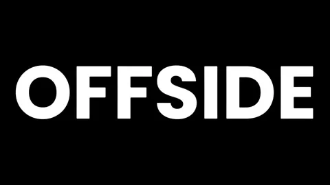 OFFSIDE - TEXT DISPLAY ANIMATION Stock Footage 277591381