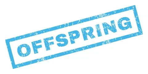 Offspring Rubber Stamp Stock Illustration