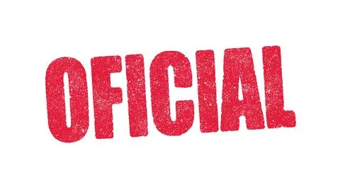 Oficial red ink stamp Stock Illustration