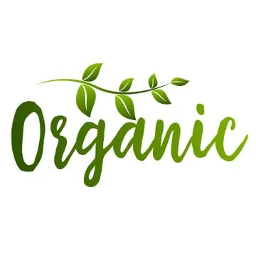 Oganic Green vector Stock Illustration
