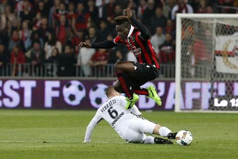 OGC Nice vs Paris Saint Germain, France - 30 Apr 2017 Foto stock