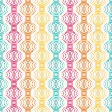 Ogee pattern Stock Illustration