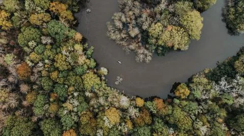 Ogeechee River Aerial View Stock Photos