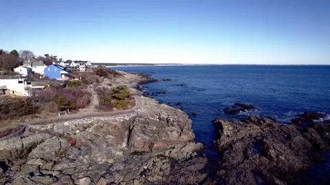 Ogunquit Marginal Way Stock Footage 296698550