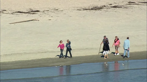 Ogunquit Seafront Stock Footage 65422970