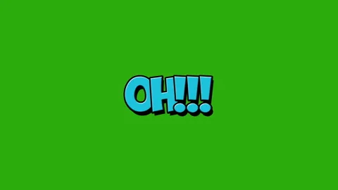 Oh Comic Pop Art text animation. Stock Footage 253803296